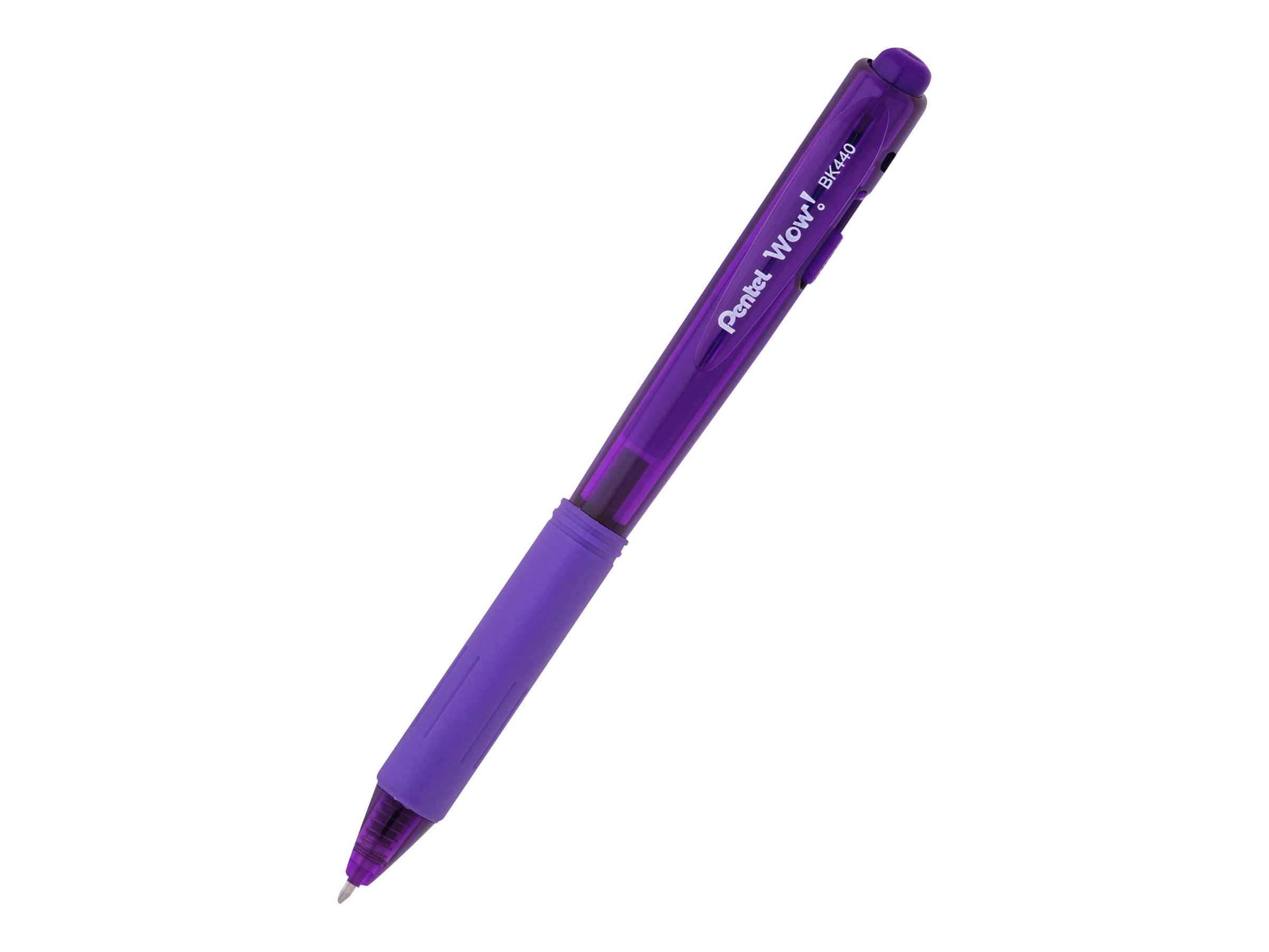 Pentel Kugelschreiber BK440 lila/transparent, Schreibfarbe: lila, 1 St. Pentel Kugelschreiber BK440 lila/transparent, Schreibfarbe: lila, 1 St.
