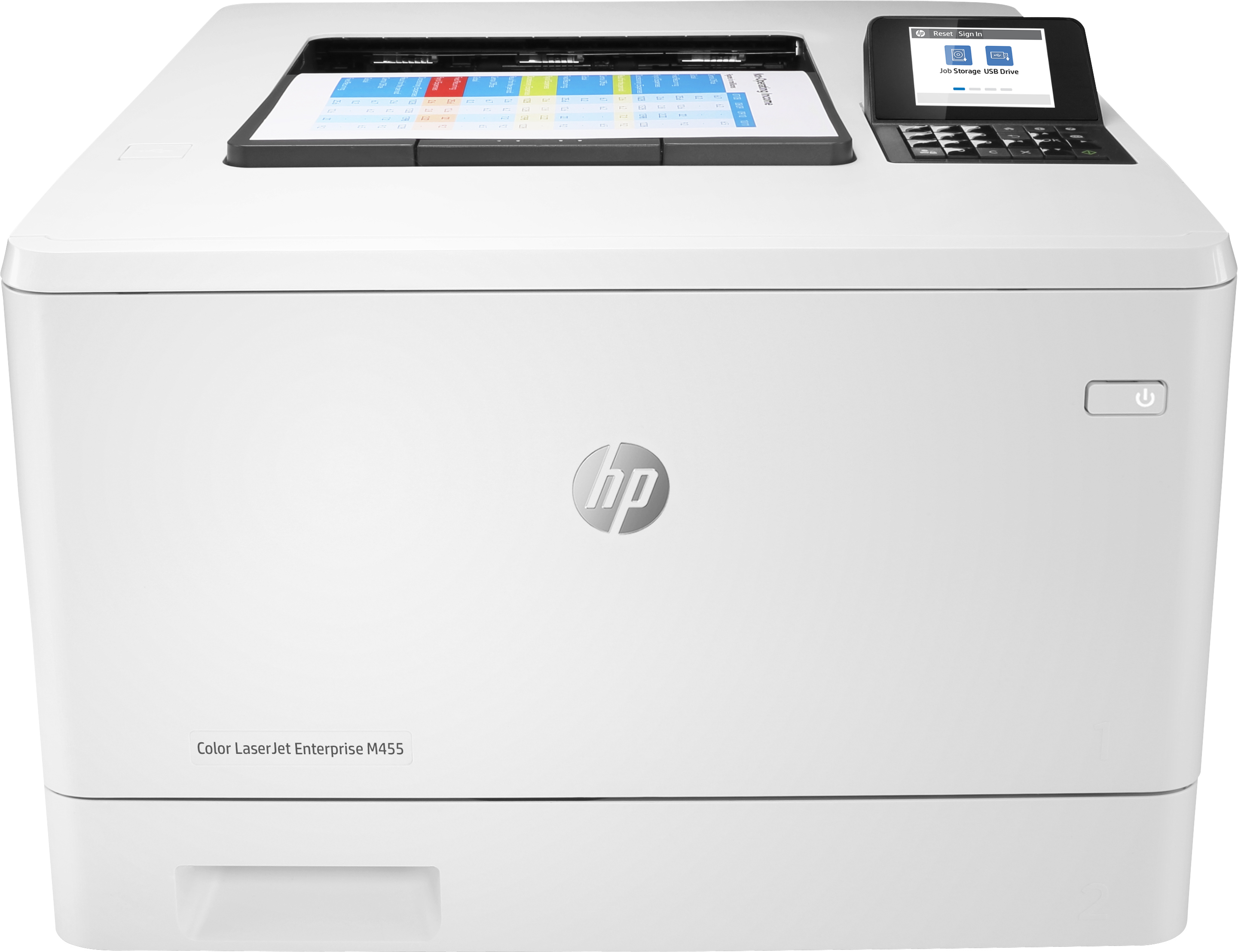 HP Color LaserJet Enterprise M455dn FarbLaserdrucker weiß