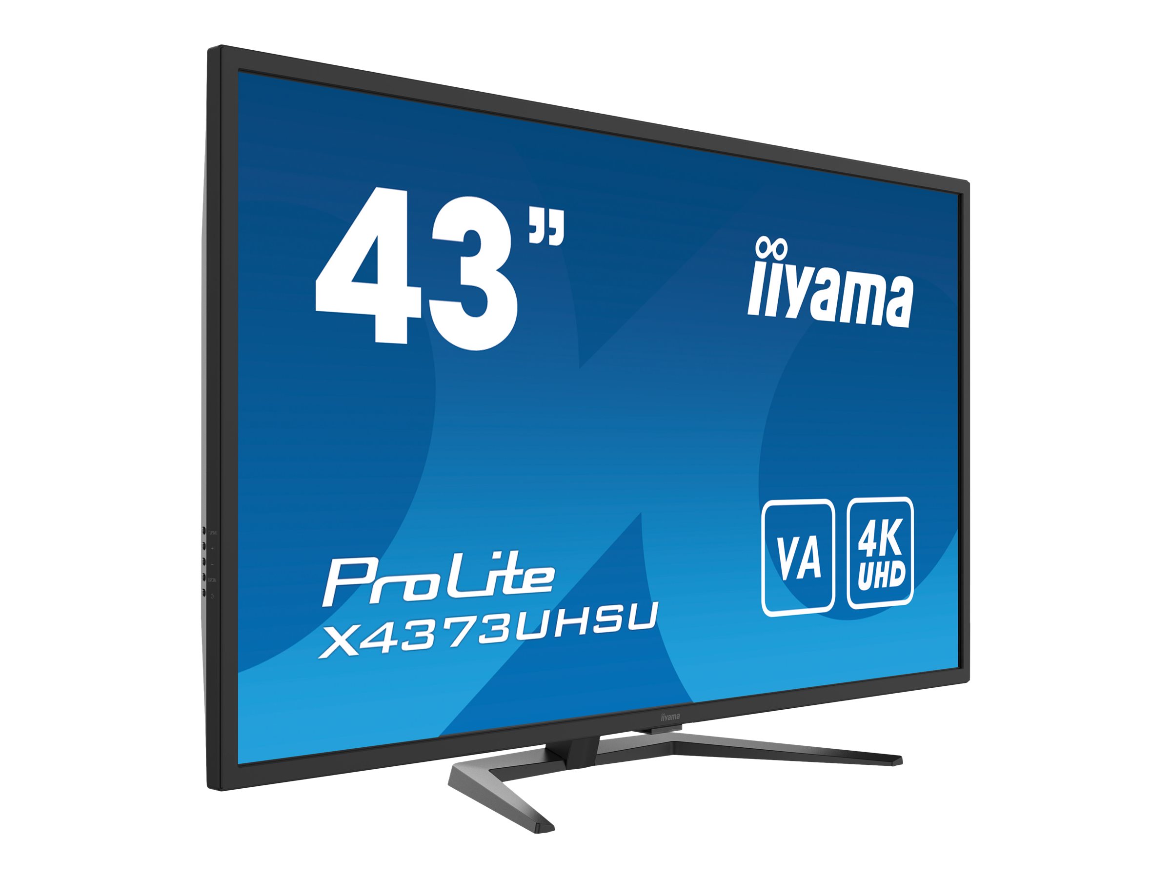 IIYAMA X4373UHSU-B1 109,22cm 43Zoll UW VA 3840x2160 UHD 400cd/m2 3ms HDR400 2xHDMI DP USB-HUB PBP PIP Remote control Speakers