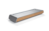SIGEL Stiftablage Smartstyle silber/holzfarben Acryl/Filz 24,0 x 7,5 x 2,3 cm