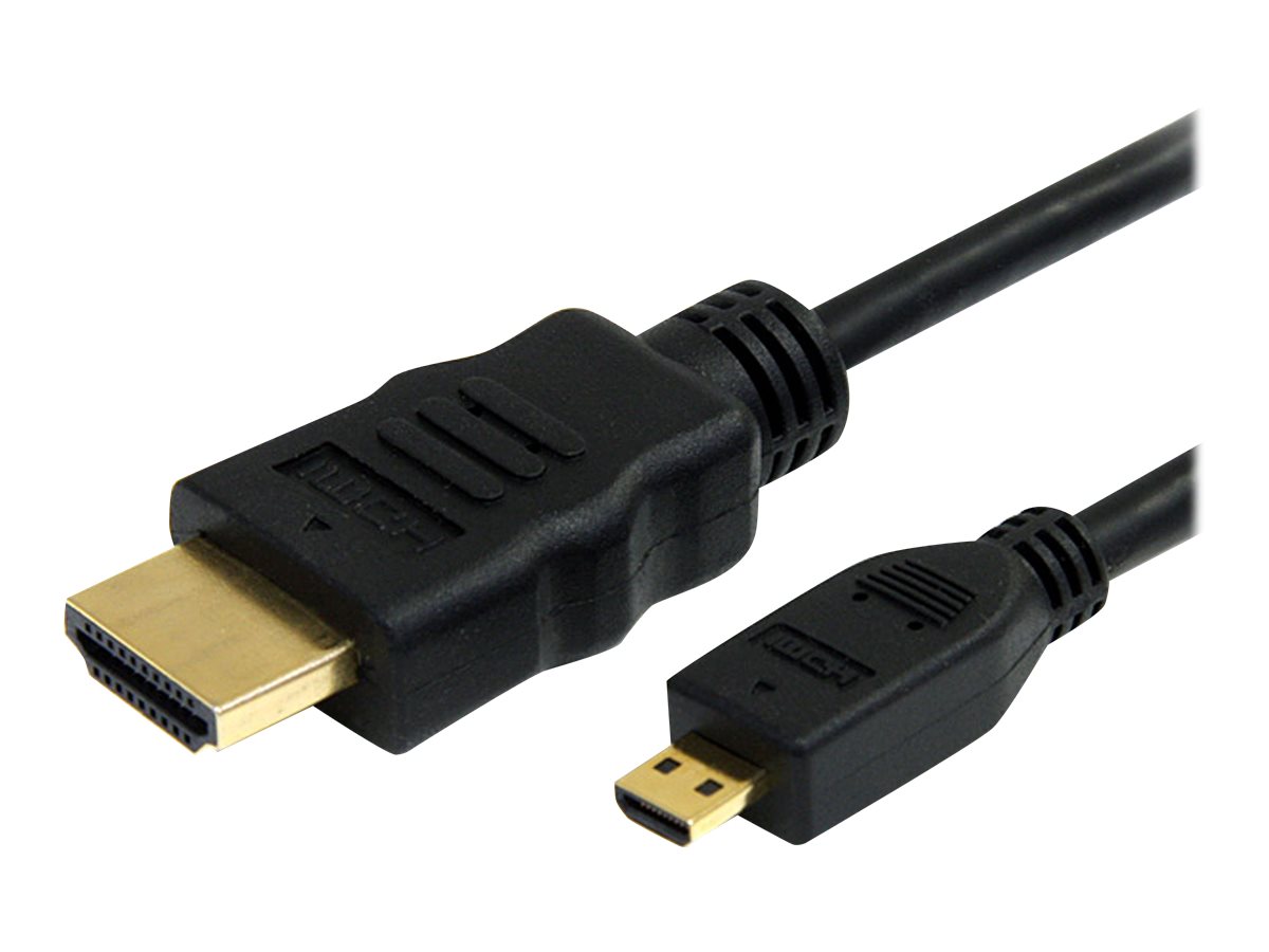 STARTECH.COM 1 m High Speed HDMI-Kabel mit Ethernet - HDMI auf HDMI Micro - Stecker/Stecker