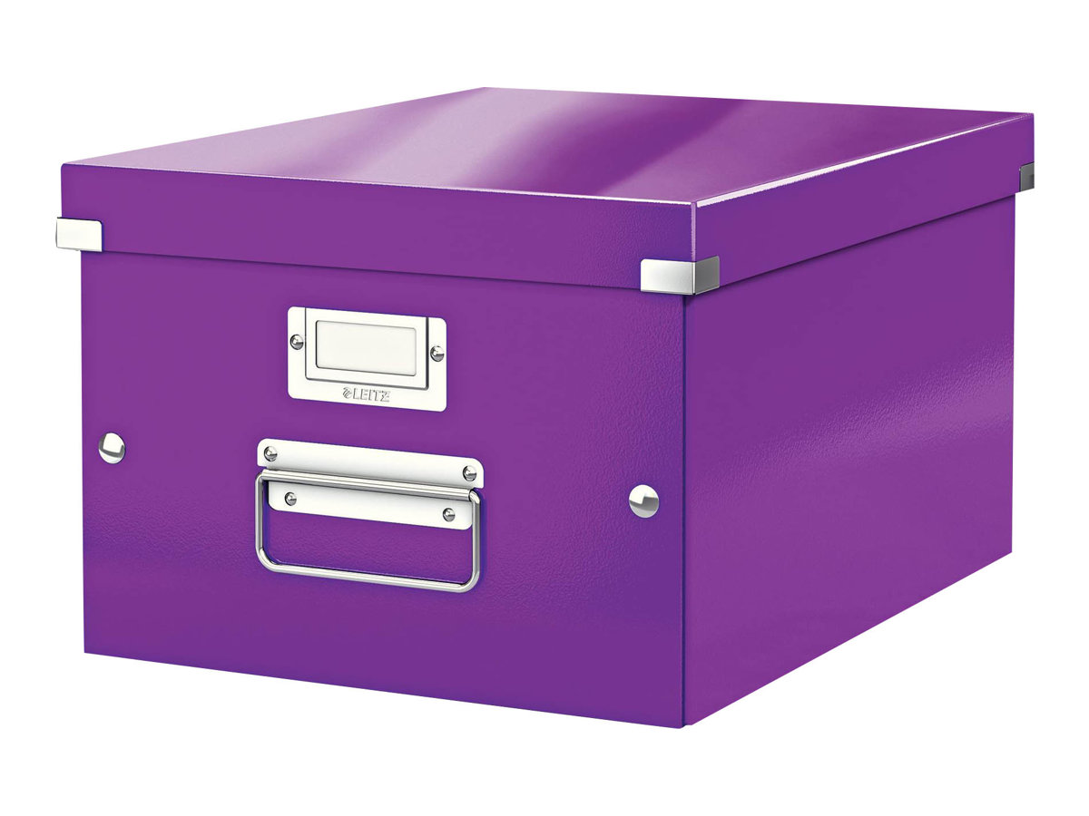 LEITZ Click & Store Aufbewahrungsbox 16,7 l violett 28,1 x 36,9 x 20,0 cm LEITZ Click & Store Aufbewahrungsbox 16,7 l violett 28,1 x 36,9 x 20,0 cm