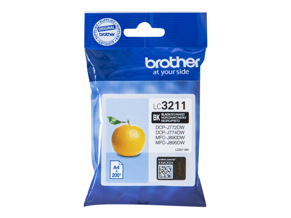 LC3211BK BROTHER DCP Tinte black ST 200 LC3211BK BROTHER DCP Tinte black ST 200