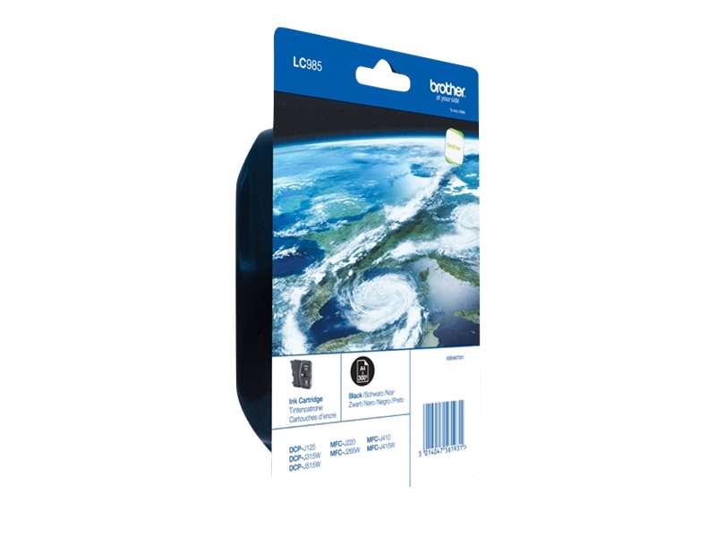 LC985BK BROTHER DCP Tinte black 300