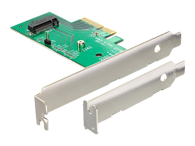 Delock PCI Express x4 Karte > 1 x intern NVMe M.2 Key M 80 mm