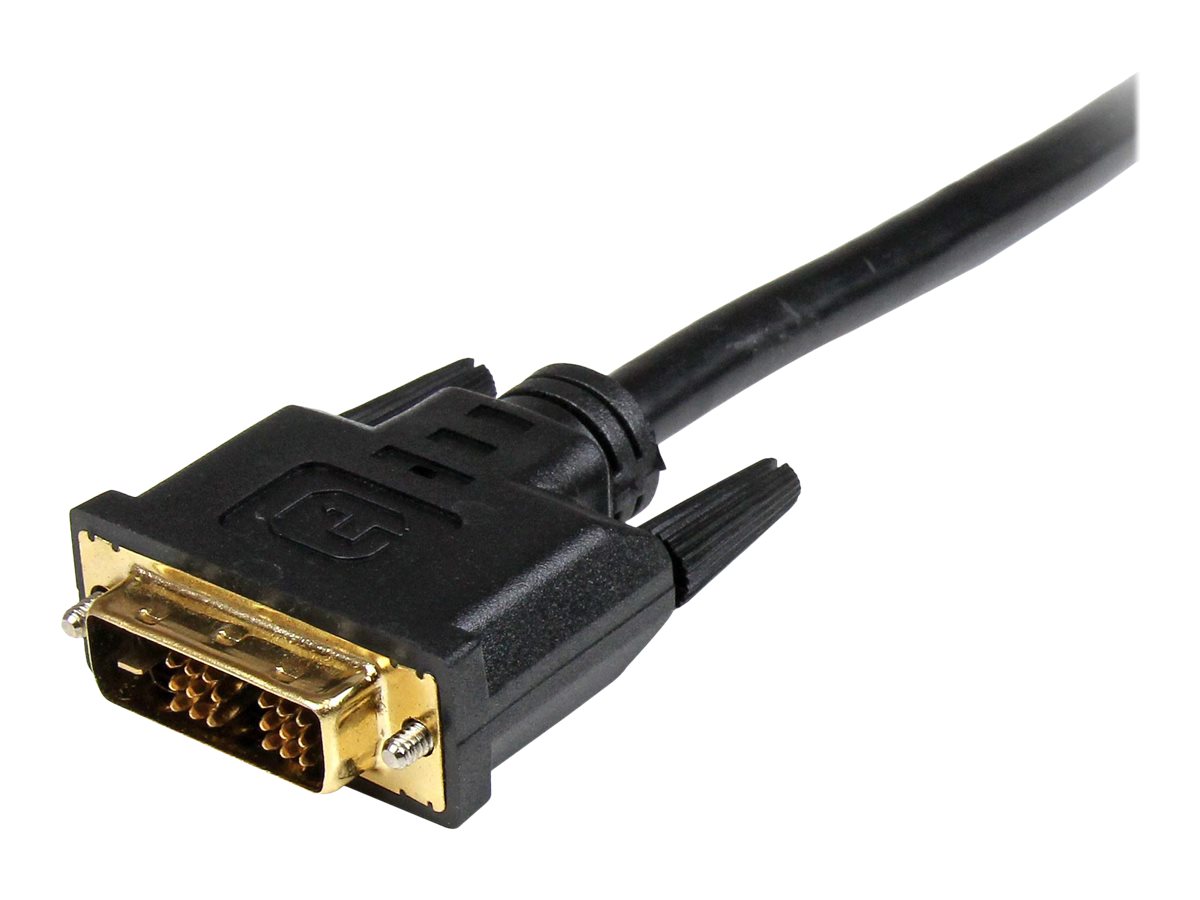 StarTech.com HDMI auf DVI-D Kabel 3m (Stecker/Stecker) - HDMI/DVI Adapterkabel mit vergoldeten Kontakten - HDMI/DVI Videokabel Schwarz - Videokabel - HDMI / DVI - 3 m