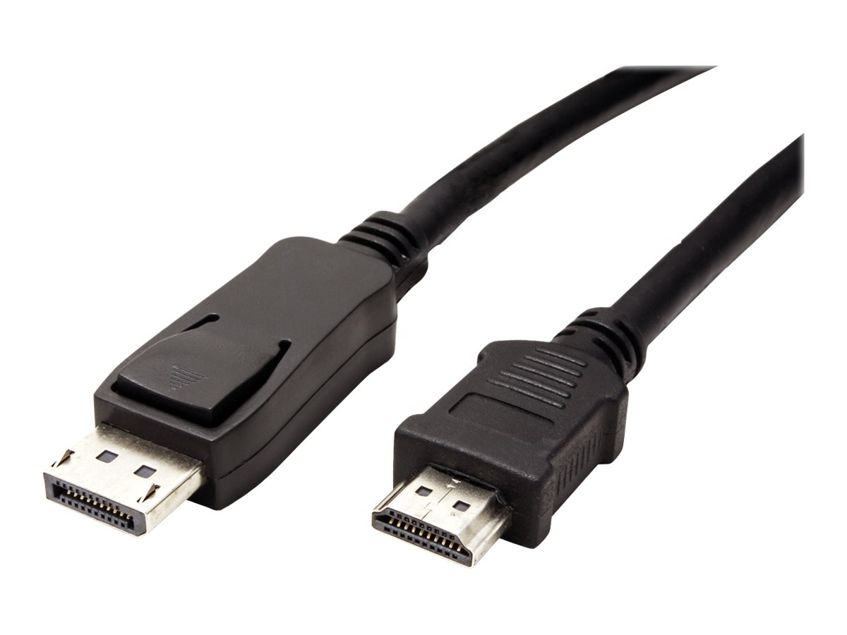 VALUE DisplayPort Kabel DP - HDTV ST/ST schwarz 2m VALUE DisplayPort Kabel DP - HDTV ST/ST schwarz 2m
