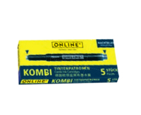ONLINE® 17056/12 Tintenpatronen fuer Fueller nachtblau 5 St. ONLINE® 17056/12 Tintenpatronen fuer Fueller nachtblau 5 St.