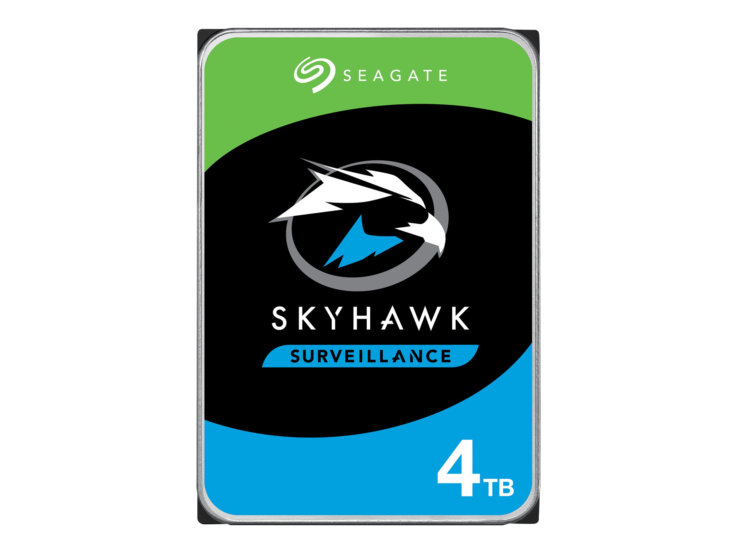 SEAGATE Surv. Skyhawk 4TB HDD CMR 5400rpm SATA serial ATA 6Gb/s 256MB cache 8,9cm 3,5Zoll 24x7 Dauerbetrieb BLK SEAGATE Surv. Skyhawk 4TB HDD CMR 5400rpm SATA serial ATA 6Gb/s 256MB cache 8,9cm 3,5Zoll 24x7 Dauerbetrieb BLK