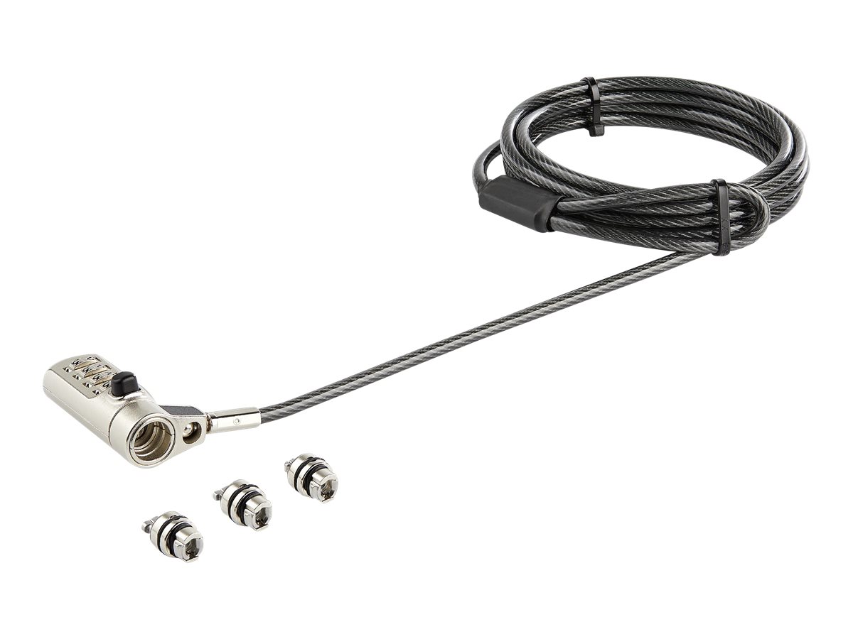 STARTECH.COM Combination Laptop Cable Lock - Steel Cable - 2m - K-Slot Nano Wedge Lock Slot - 4-Digit STARTECH.COM Combination Laptop Cable Lock - Steel Cable - 2m - K-Slot Nano Wedge Lock Slot - 4-Digit