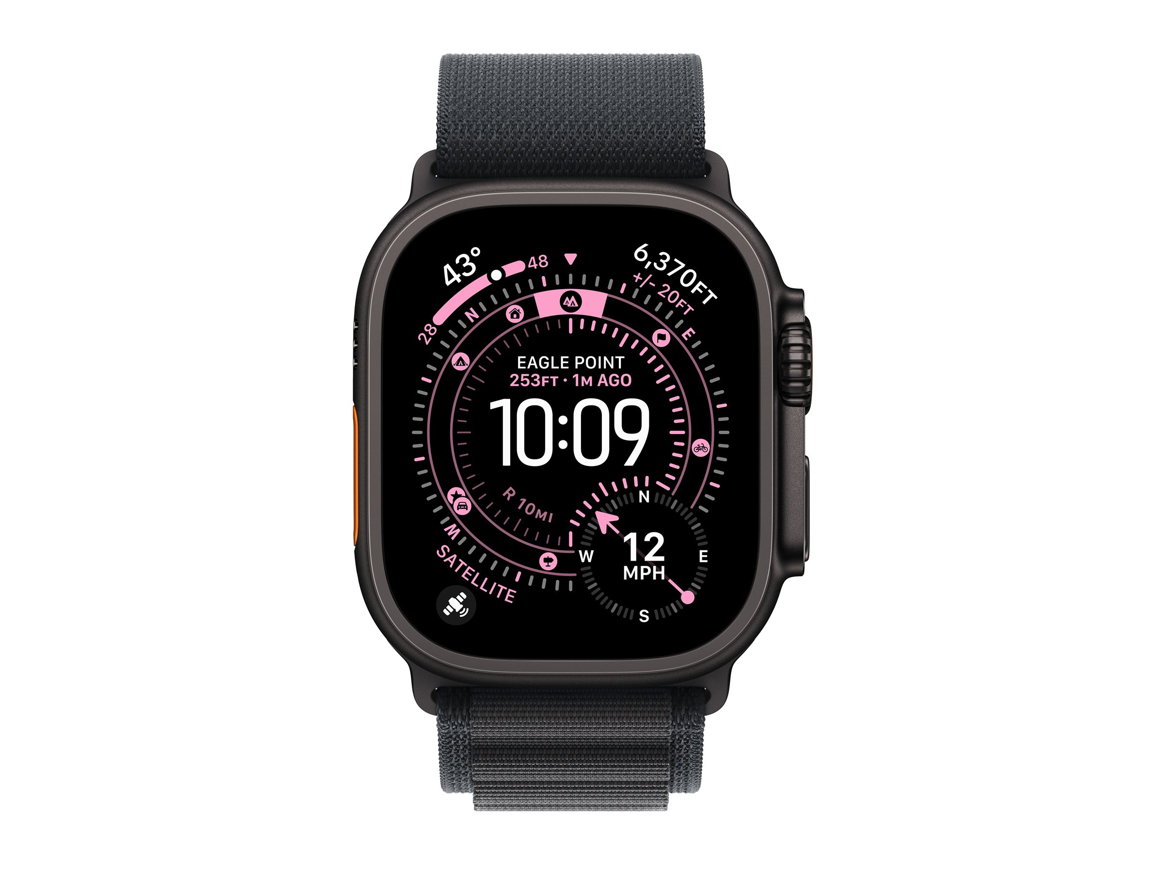 APPLE Watch Ultra 3 GPS + Cellular 49mm Black Titanium Case with Black Alpine Loop - Medium APPLE Watch Ultra 3 GPS + Cellular 49mm Black Titanium Case with Black Alpine Loop - Medium