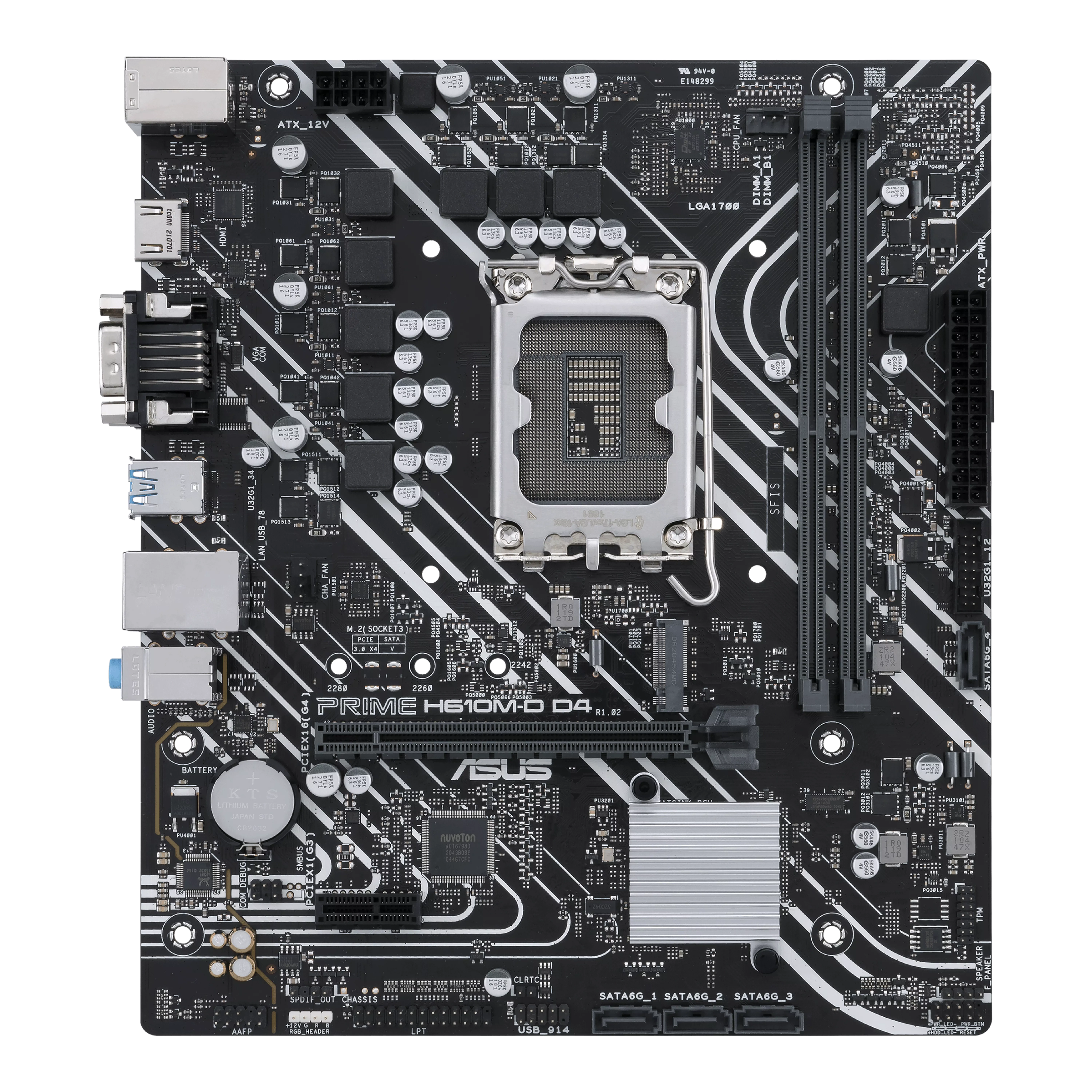 ASUS PRIME H610MD D4 LGA1700 DDR4 mATX MB