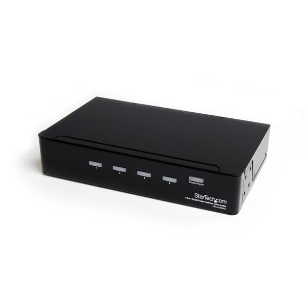 STARTECHCOM 4 Port HighSpeedHDMI Video Splitter mit Audio bis 15m HDTV 1080p 1920x1200 1 x HDMI Buchse 4 x HDMI Buchs