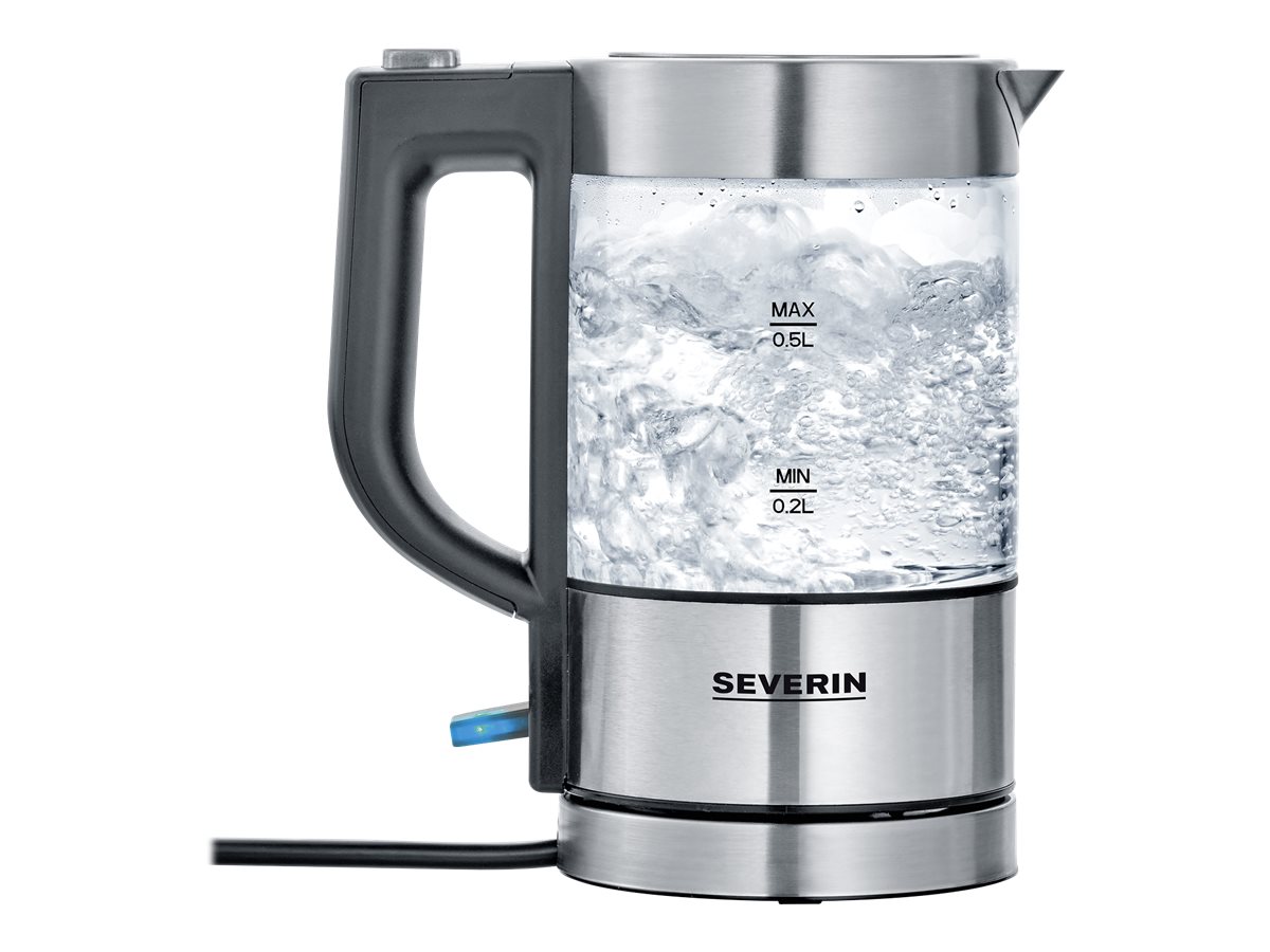 SEVERIN Wasserkocher WK 3472 transparent 0,5 l 1100 W