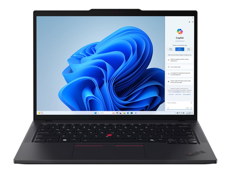 LENOVO ThinkPad T14 G5 Intel Core Ultra 5 125U 35,56cm 14Zoll No Touch WUXGA 32GB 1TB SSD UMA W11P WWAN Ready Black TopSeller LENOVO ThinkPad T14 G5 Intel Core Ultra 5 125U 35,56cm 14Zoll No Touch WUXGA 32GB 1TB SSD UMA W11P WWAN Ready Black TopSeller
