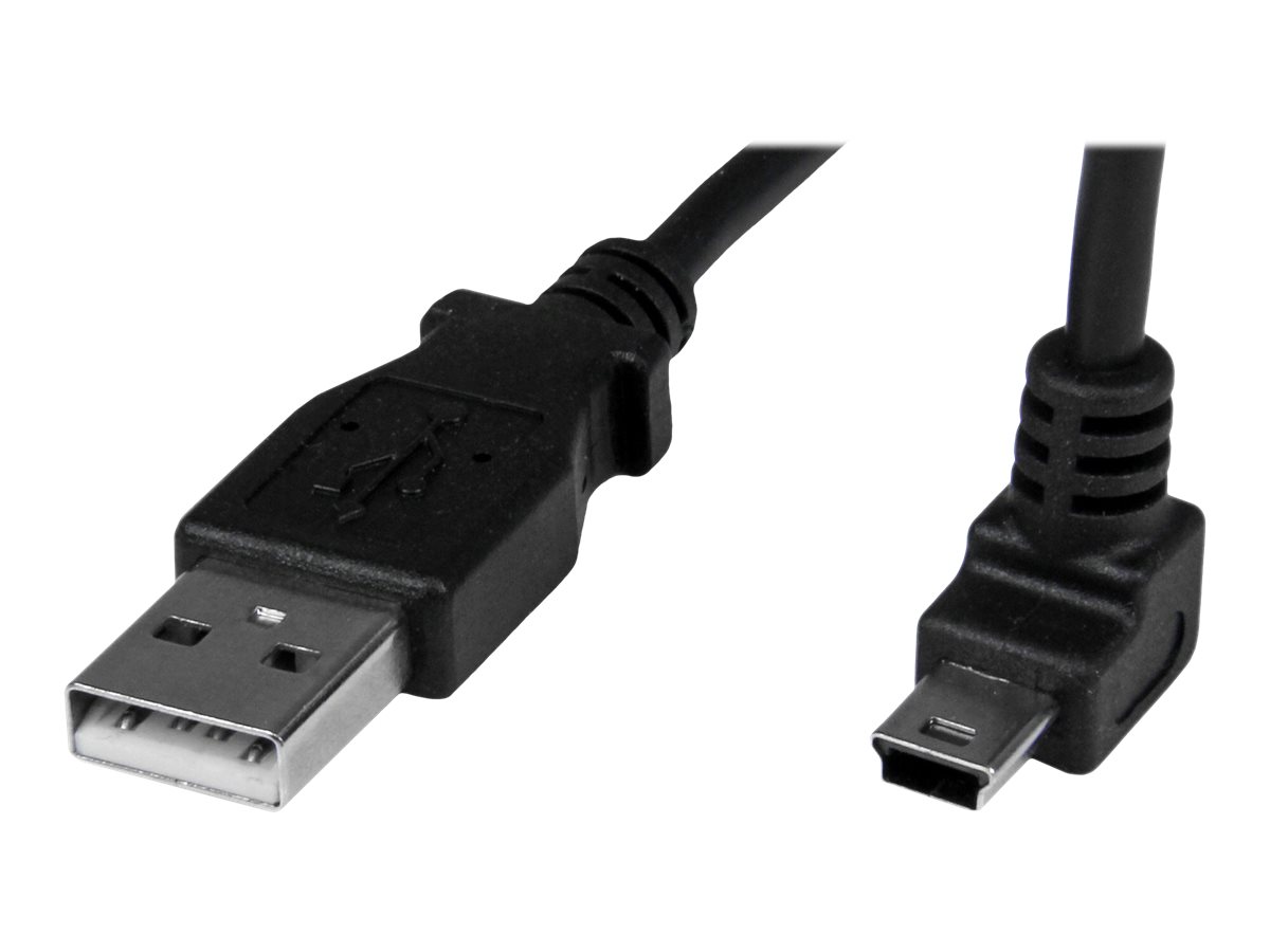 STARTECHCOM 1m Mini USB Cable A to Up Angle Mini B