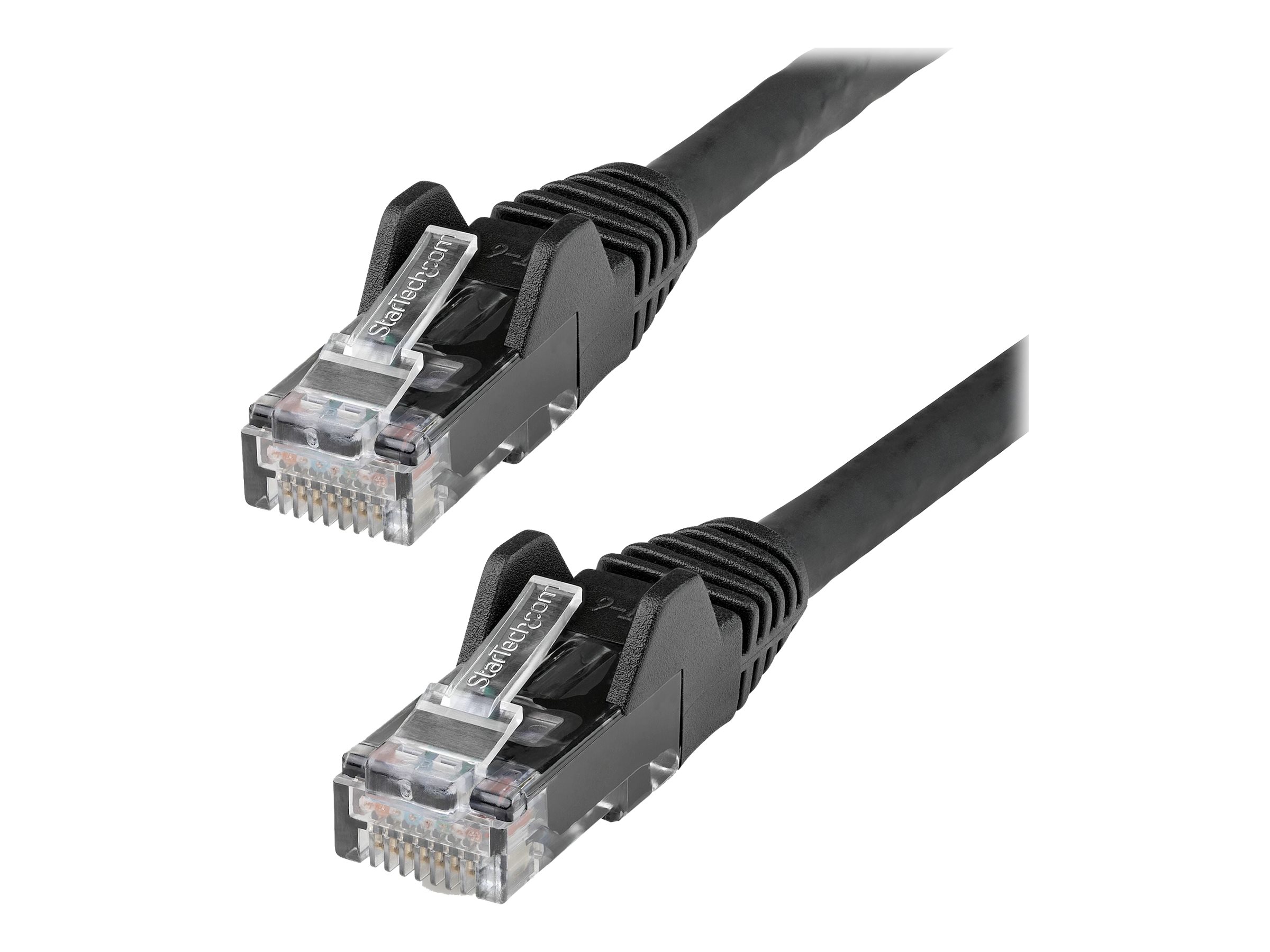 STARTECH.COM 15m LSZH CAT6 Ethernet Cable - 10 Gigabit 100W PoE RJ45 UTP Network Patch Cord Snagless - Black ETL STARTECH.COM 15m LSZH CAT6 Ethernet Cable - 10 Gigabit 100W PoE RJ45 UTP Network Patch Cord Snagless - Black ETL