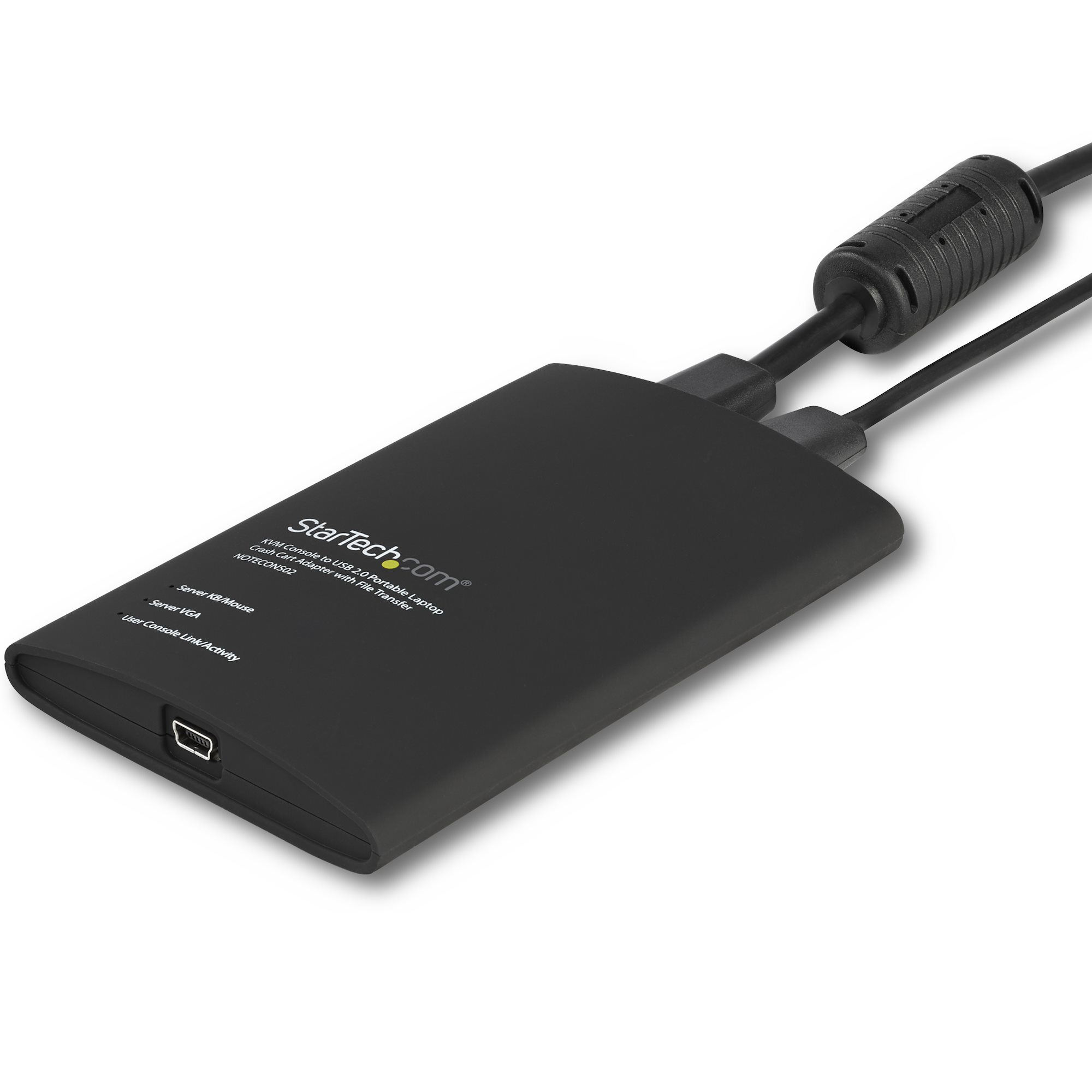 STARTECHCOM KVM Console to Laptop USB 20 Portable Crash Cart Adapter with File Transfer Video Capture Portable KVM Console