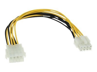 INLINE Strom Verlängerung intern Netzteil zu Mainboard 8pol. Stecker / Buchse 0.2m INLINE Strom Verlängerung intern Netzteil zu Mainboard 8pol. Stecker / Buchse 0.2m