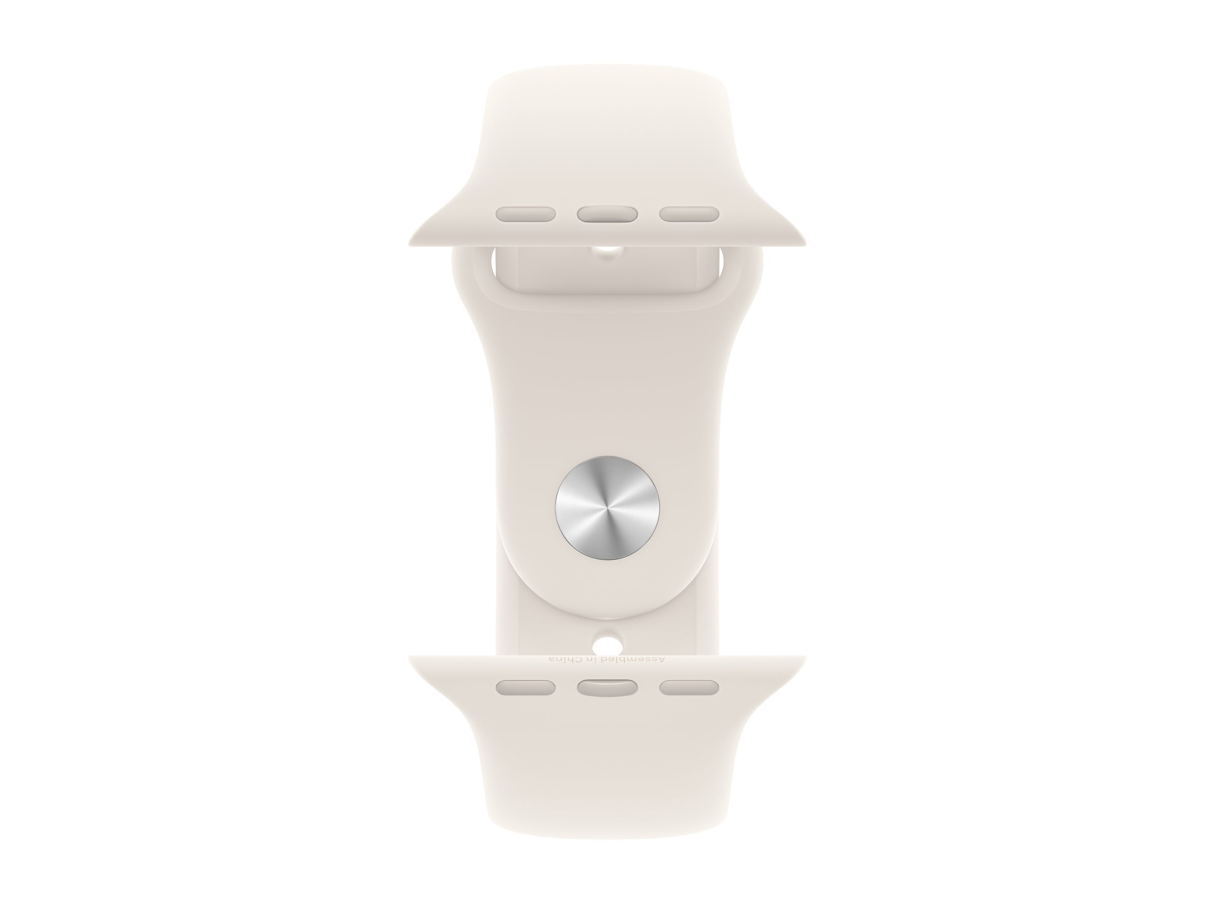 APPLE Watch SE GPS 44mm Starlight Aluminium Case with Starlight Sport Band - S/M
