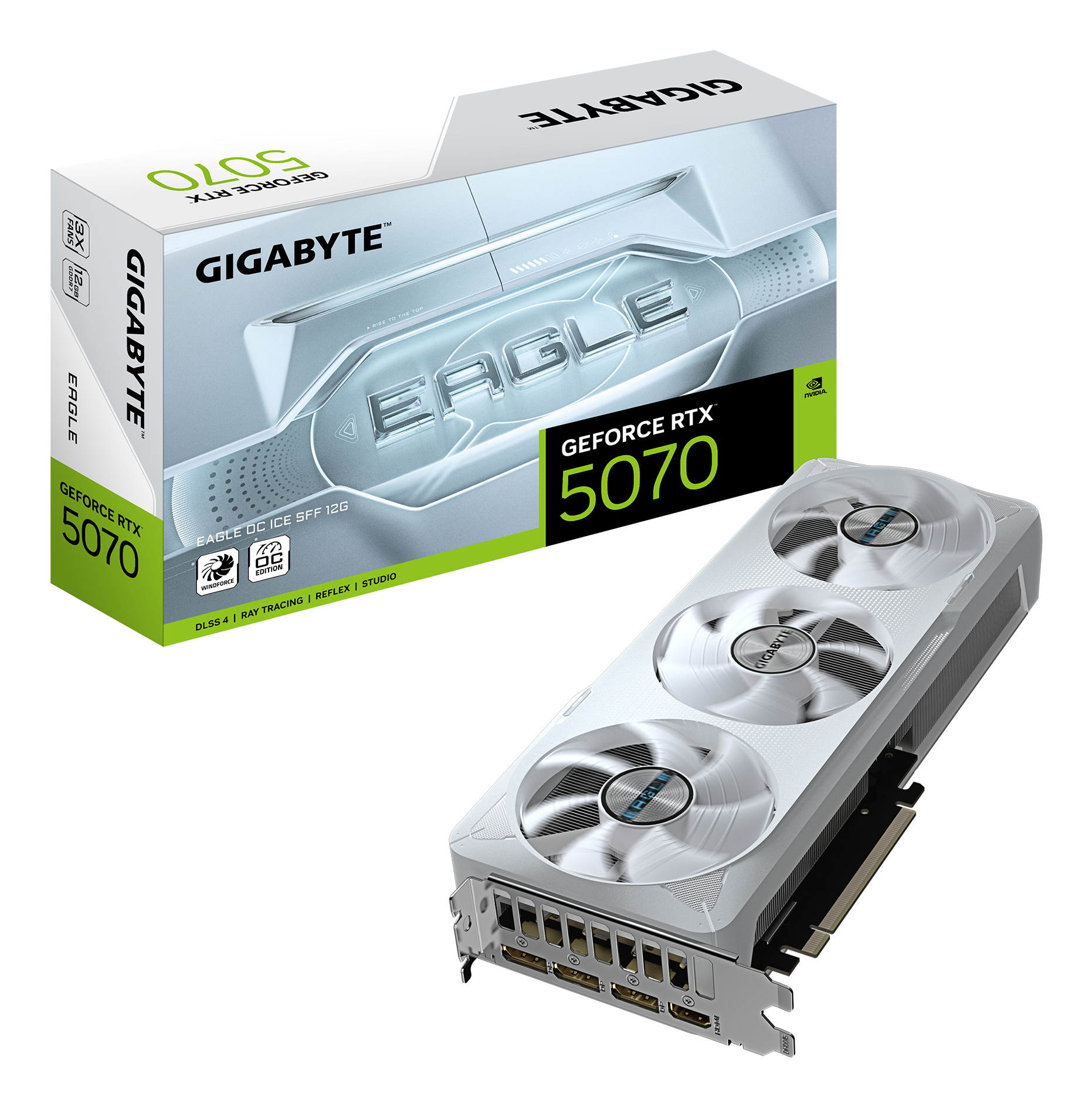 Gigabyte RTX 5070 EAGLE OC ICE 12GB HDMI 3xDP