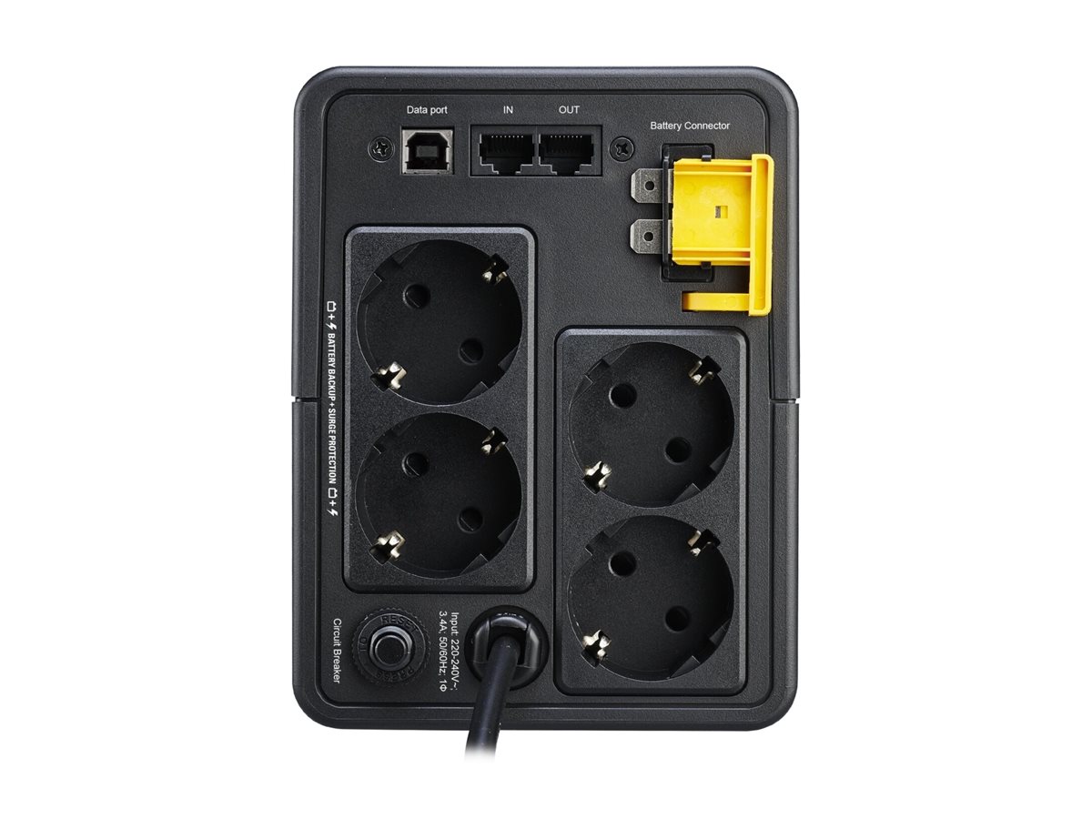 APC Back-UPS 750VA - 410W 230V AVR 4 x Schuko Ausgaenge