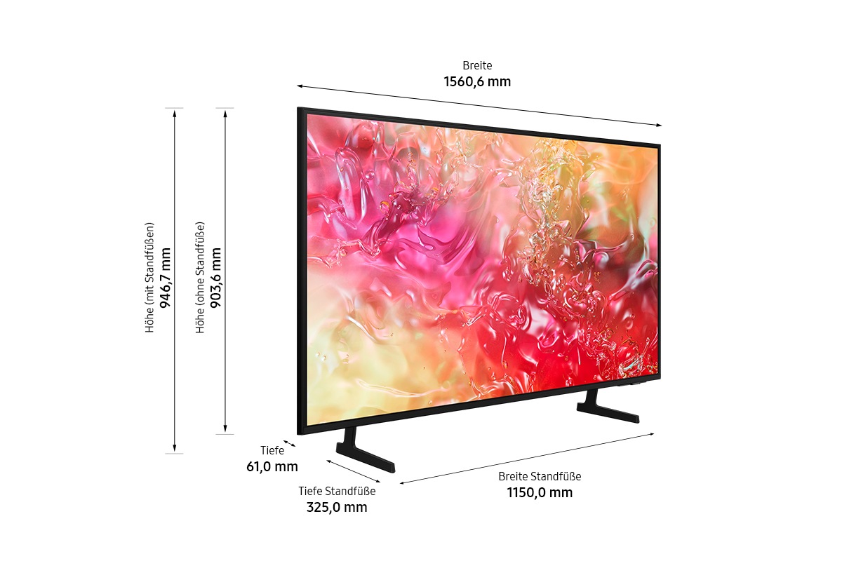 SAMSUNG GU70DU7179UXZG SmartTV 176,0 cm 70,0 Zoll