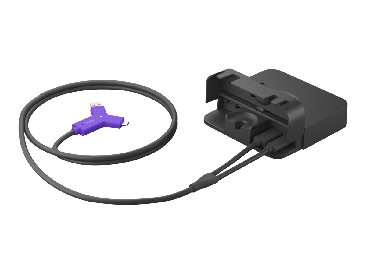 LOGITECH Swytch Hub 2 x HDMI 1 x SuperSpeed USB 2 x USBC desktop for Room Solution Huddle Large