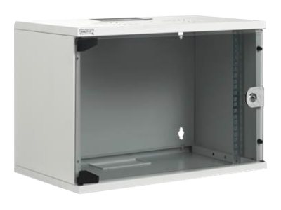 DIGITUS Wandschrank 48,3cm 19Zoll 12HE RAL 7035 grau unmontiert ohne Fachboden inkl.8xMontageschrauben-Set DIGITUS Wandschrank 48,3cm 19Zoll 12HE RAL 7035 grau unmontiert ohne Fachboden inkl.8xMontageschrauben-Set