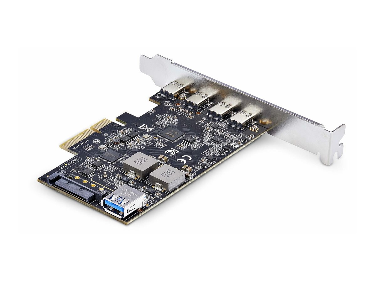 STARTECH.COM 5-Port USB-C PCIe Karte USB 3.2 10 Gbit USB C PCI Express USB C Erweiterungskarte 4x USB-C 1x USB-A Intern