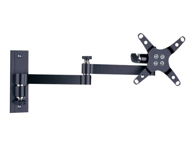 Techly LED 100 Schwenkarm-Wandhalterung 13-30 Zoll schwarz