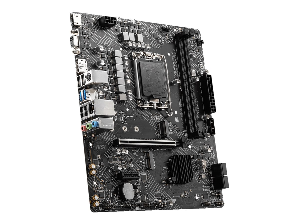 MSI PRO H610M-G LGA1700 2xDDR4 1xM.2 4xSATA MSI PRO H610M-G LGA1700 2xDDR4 1xM.2 4xSATA