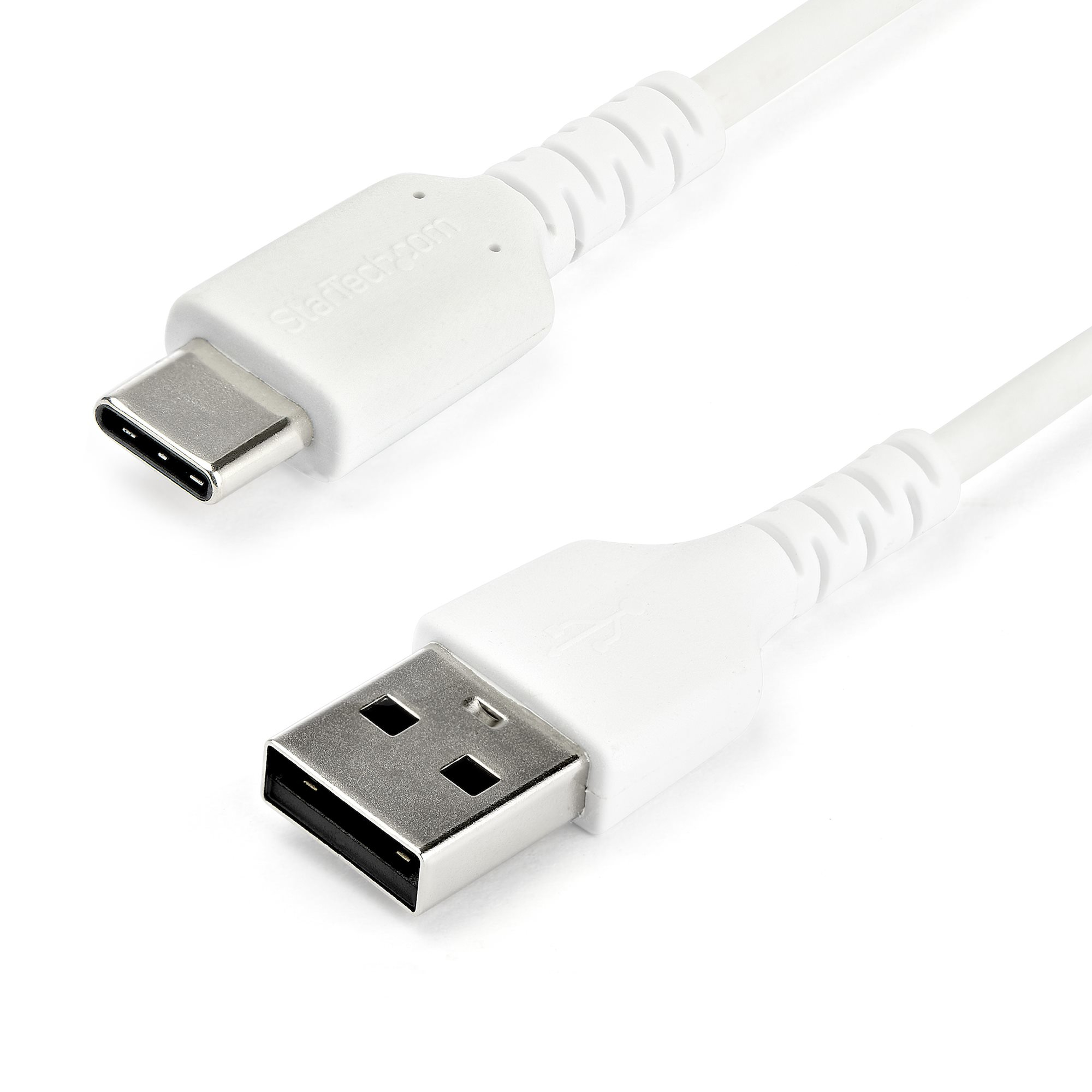 STARTECHCOM 1m33ft USB 20 to USBC Cable High Quality USB 20 Cable White USB Data Transfer Cable