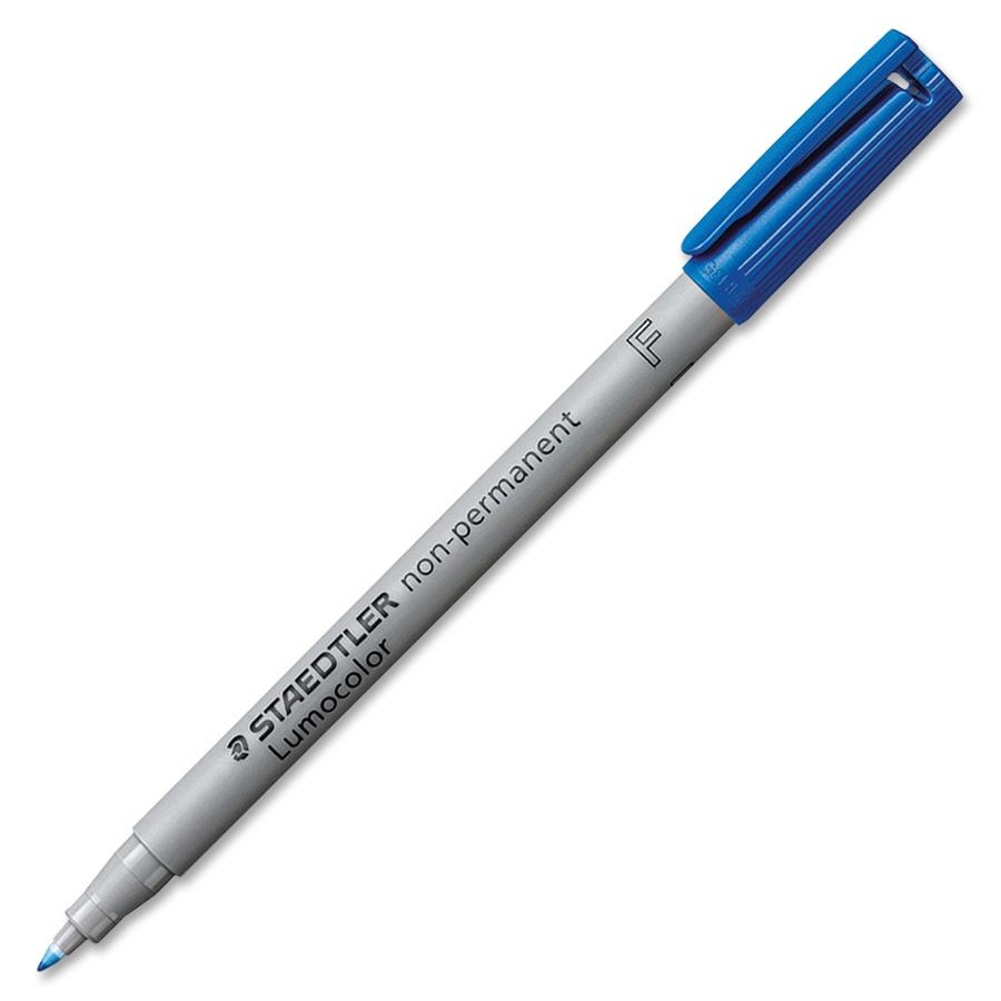 10 STAEDTLER Lumocolor Folienstifte blau 0,6 mm non-permanent 10 STAEDTLER Lumocolor Folienstifte blau 0,6 mm non-permanent