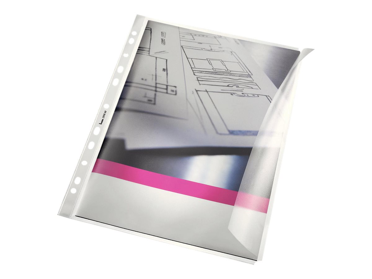 10 bene ProspekthÃ¼llen DIN A4 transparent genarbt 0,12 mm