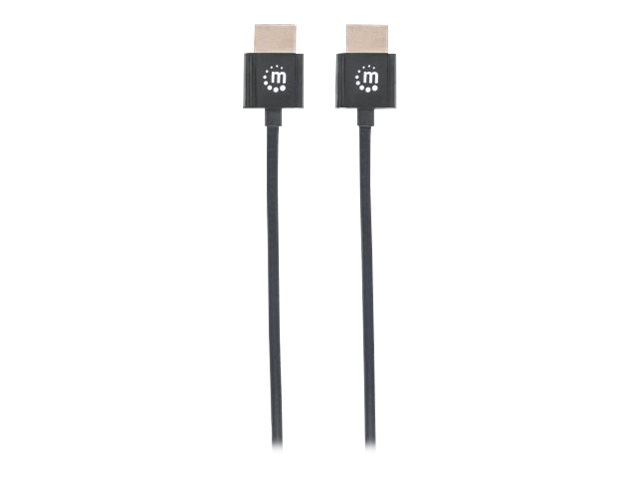 MANHATTAN High Speed HDMI Kabel 0,5m ultra duenn mit Ethernet-Kanal 4K UHD Aufloesung mit 60Hz 3D-Video MANHATTAN High Speed HDMI Kabel 0,5m ultra duenn mit Ethernet-Kanal 4K UHD Aufloesung mit 60Hz 3D-Video