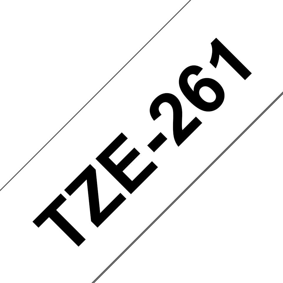 TZE261 BROTHER PT Schriftband 36mm weiss