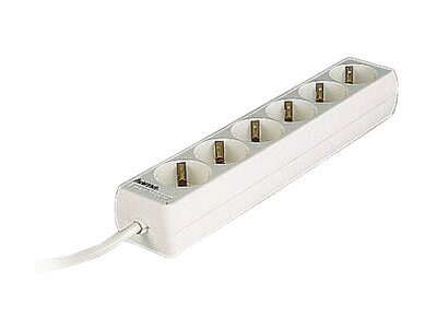 hama 6-fach Steckdosenleiste 1,4 m weiss hama 6-fach Steckdosenleiste 1,4 m weiss