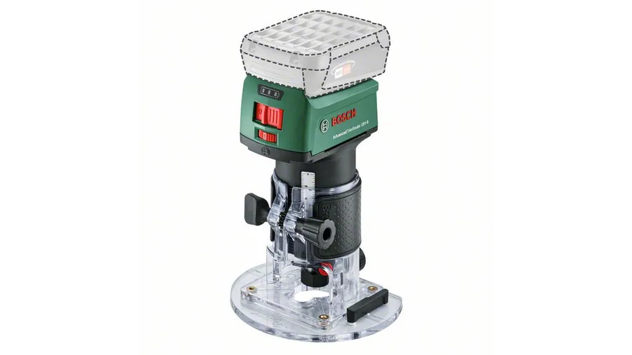 BOSCH Home Garden AdvancedTrimRouter 18V8 AkkuKantenfraeseSet 18,0 V, ohne Akku
