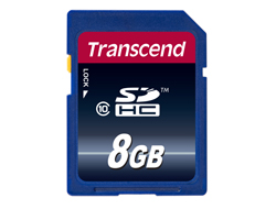 TRANSCEND 8GB SDHC CARD SD 3.0 SPD Class 10
