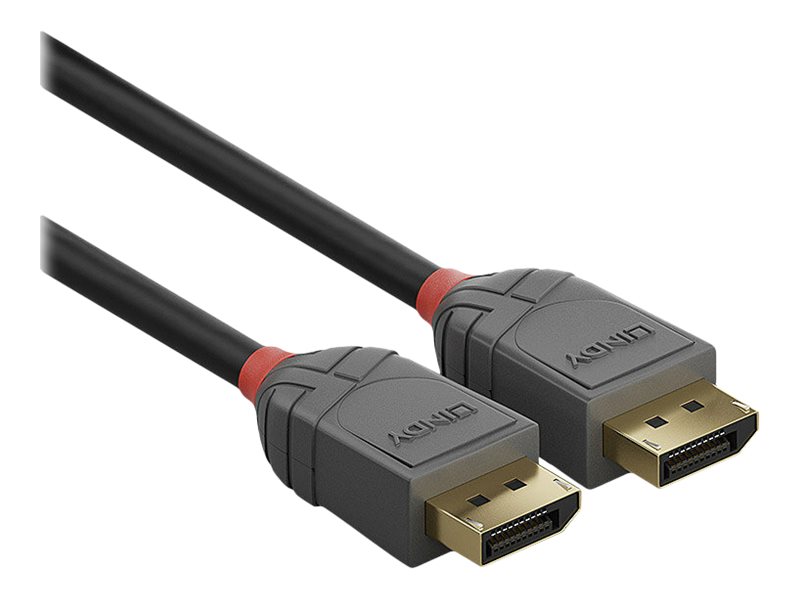 LINDY 3m DisplayPort 1.4 Kabel, Anthra Line