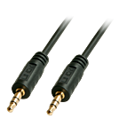 LINDY Premium Audiokabel mit 3,5mm Klinkenstecker 1m