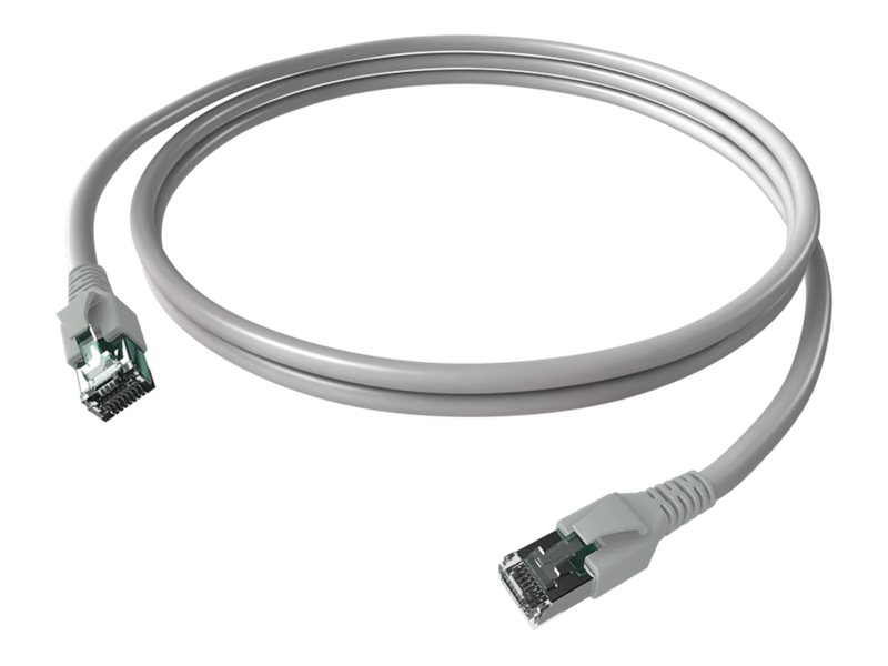 EASYLAN FlexBoot Patchkabel Kat.6A S/FTP grau 3m