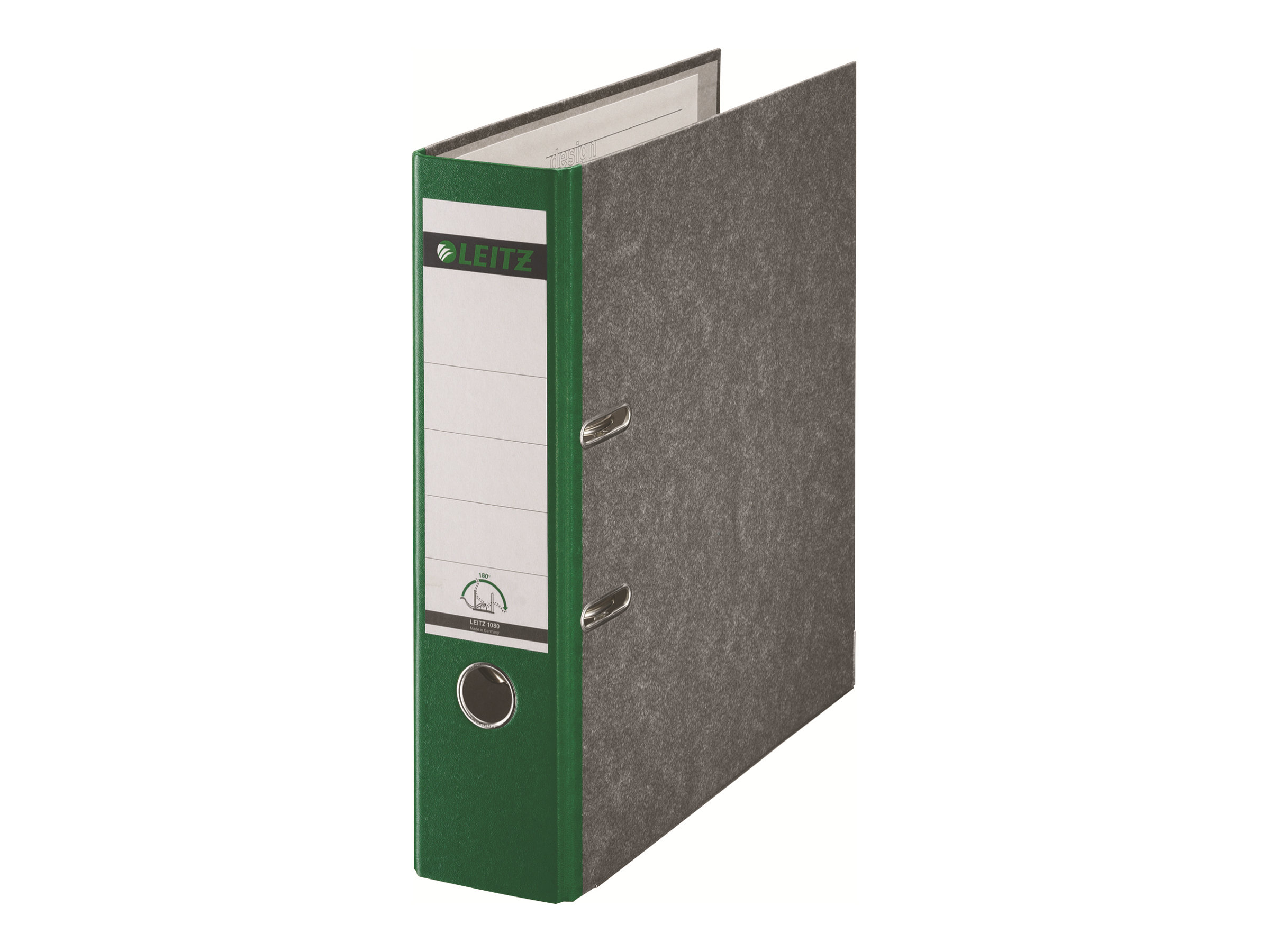 LEITZ 1080 Ordner gruen marmoriert Karton 8,0 cm DIN A4 LEITZ 1080 Ordner gruen marmoriert Karton 8,0 cm DIN A4