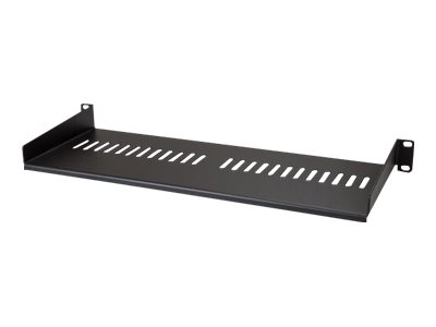 STARTECH.COM 1U Rack Shelf 7in Deep Steel Vented Rack Shelf Rack Mount Shelf Server Rack Shelf Cantilever Shelf