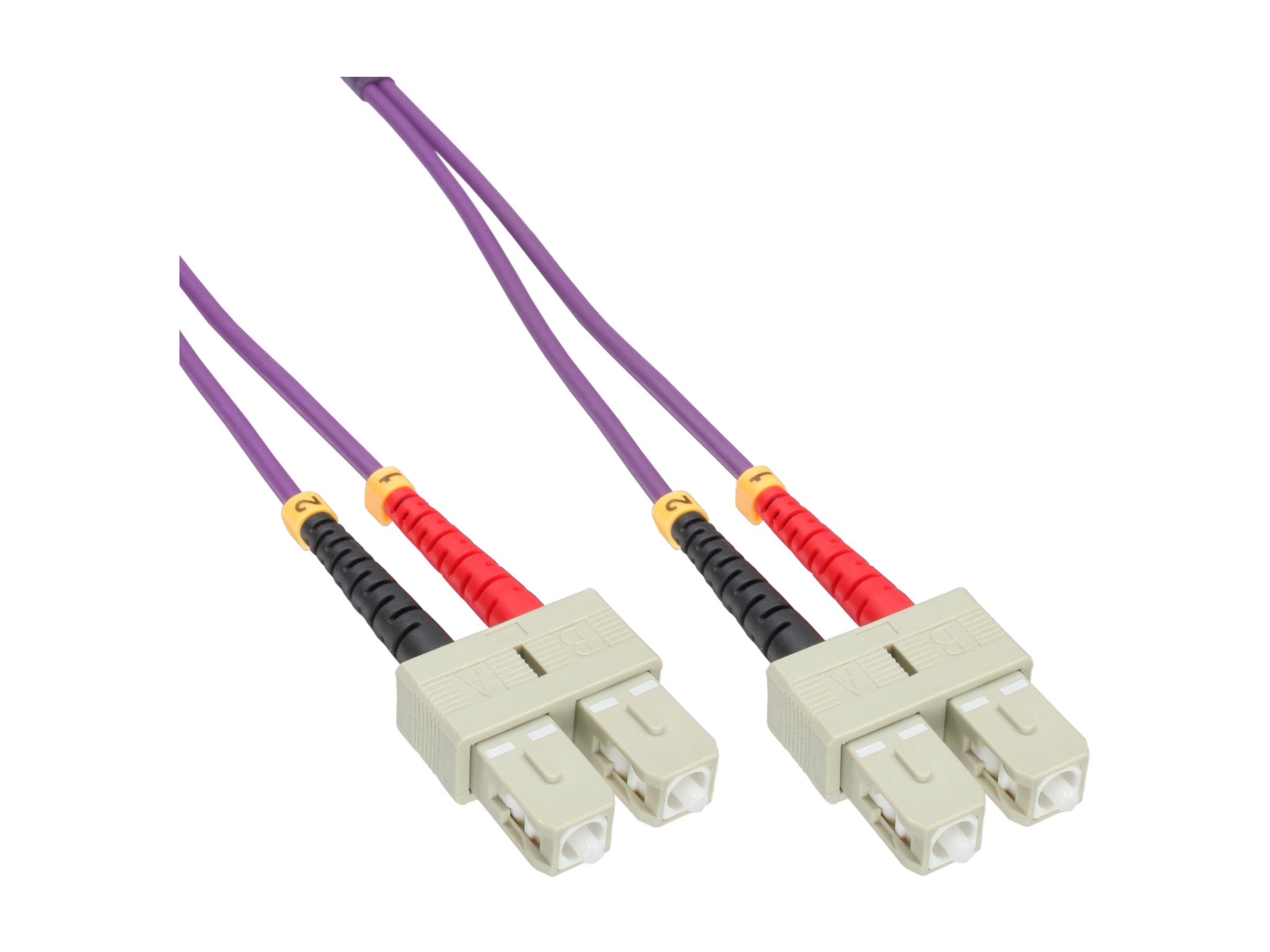 INLINE LWL Duplex Kabel SC/SC 50/125um OM4 3m INLINE LWL Duplex Kabel SC/SC 50/125um OM4 3m