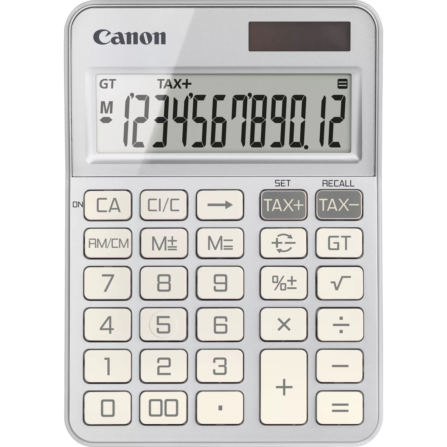 Canon KS-125KB Tischrechner silber