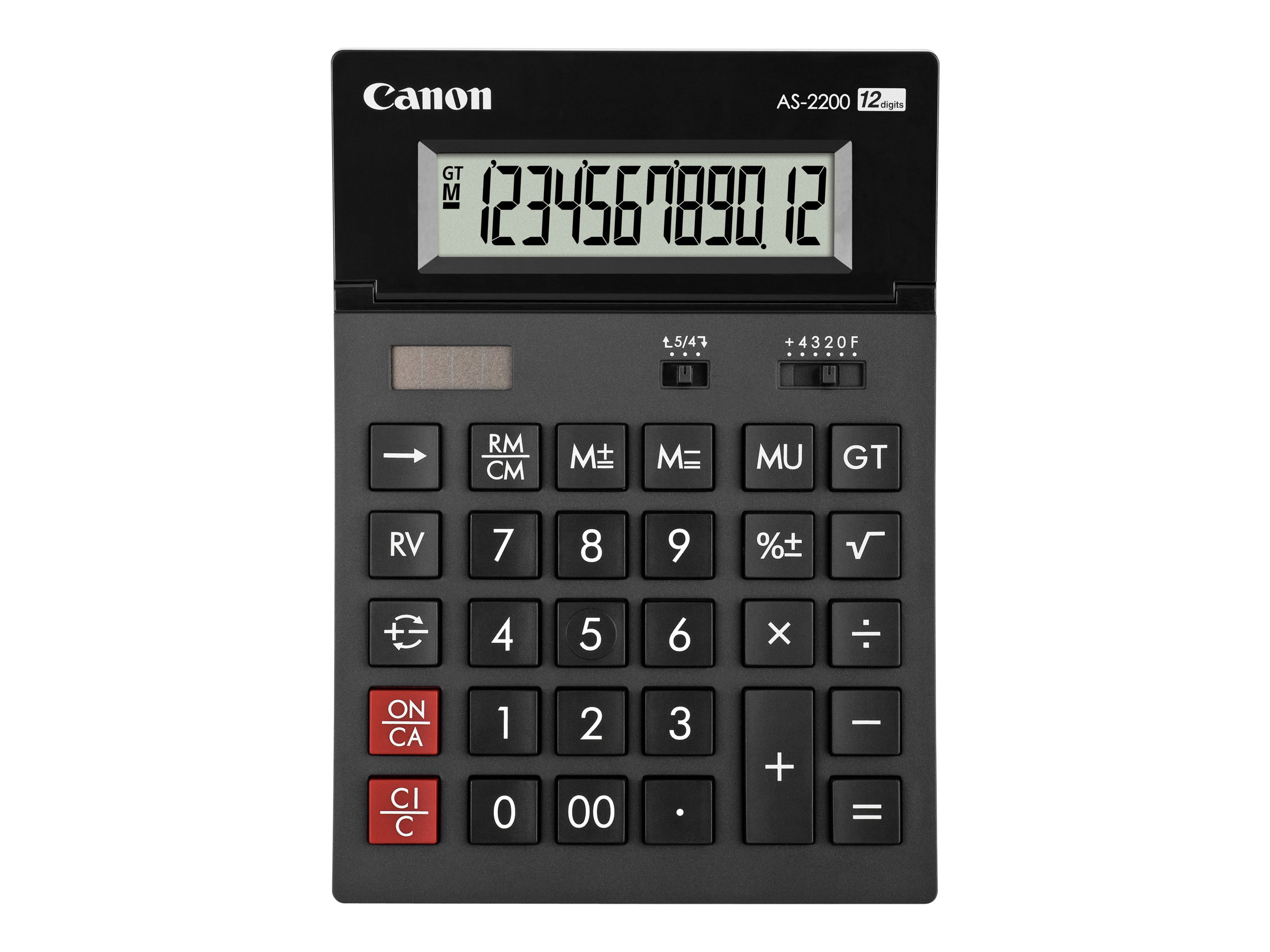 Canon AS-2200 Tischrechner schwarz Canon AS-2200 Tischrechner schwarz