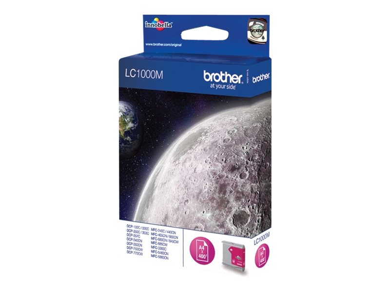 LC1000M BROTHER DCP Tinte magenta 400 LC1000M BROTHER DCP Tinte magenta 400