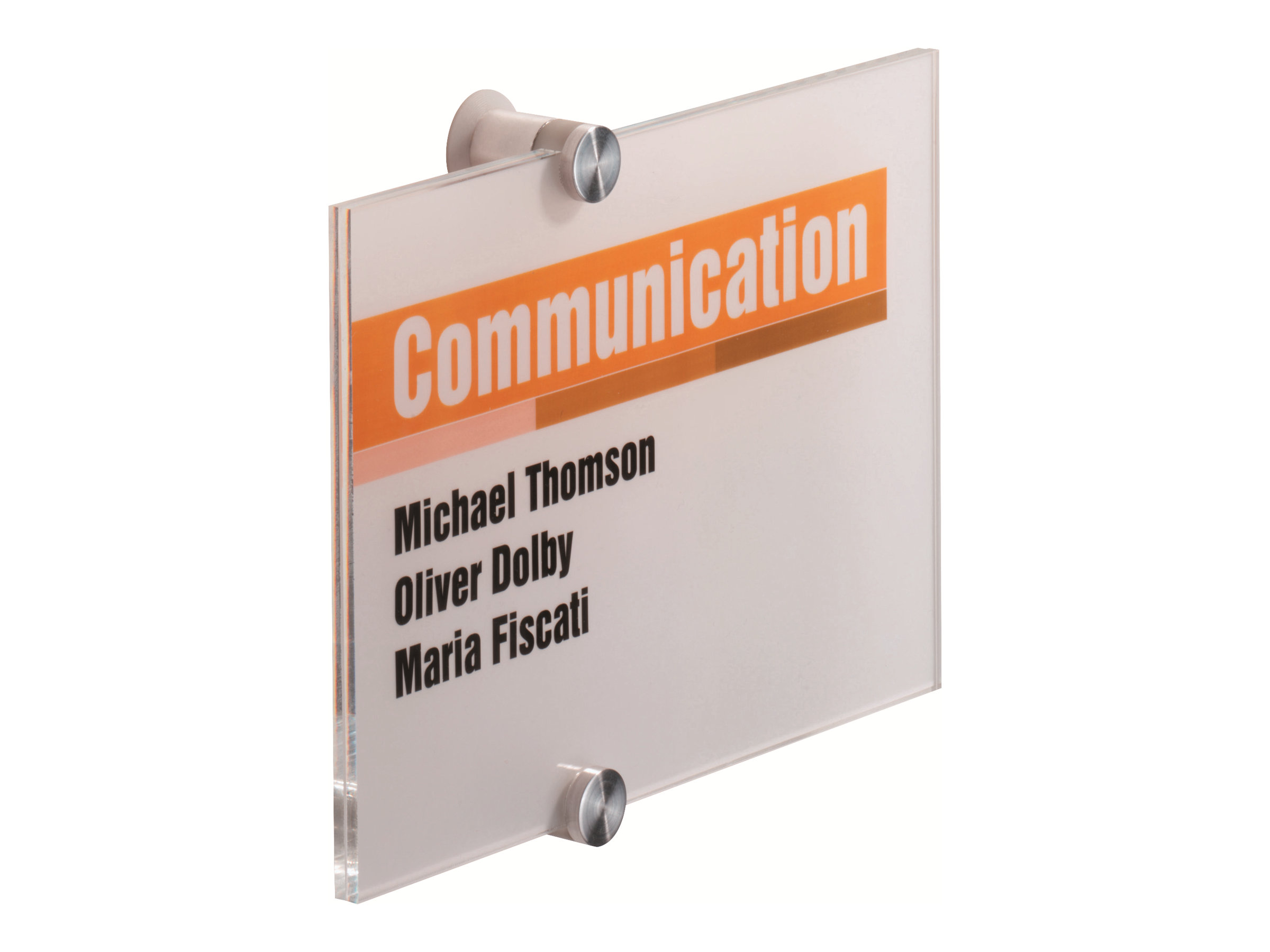 DURABLE Tuerschild CRYSTAL SIGN Acryl transparent DIN A5